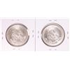 Image 2 : Lot of (2) 1948 Mexico Cuauhtemoc Cinco Pesos Silver Coins
