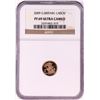 Image 1 : 2009 Great Britain 1/4 Sovereign Proof Gold Coin NGC PF69 Ultra Cameo