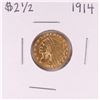 Image 1 : 1914 $2 1/2 Indian Head Quarter Eagle Coin