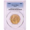 Image 1 : 1908 Motto $10 Indian Head Eagle Gold Coin PCGS MS61