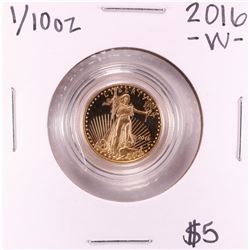 2016-W $5 Proof American Gold Eagle Coin