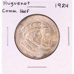 1924 Huguenot Commemorative Half Dollar Coin
