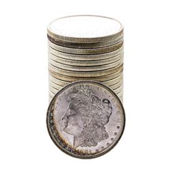 Roll of (20) Brilliant Uncirculated 1881-S $1 Morgan Silver Dollar Coins