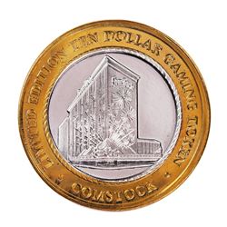 .999 Silver Comstock Hotel and Casino $10 Casino Limited Edition Gaming Token