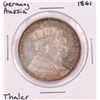 Image 1 : 1861 Germany-Prussia Thaler Silver Coin