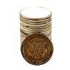 Image 2 : Roll of (20) Brilliant Uncirculated 1964 Kennedy Half Dollar Coins Nice Toning
