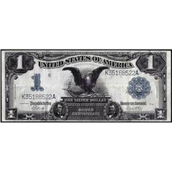 1899 $1 Black Eagle Silver Certificate Note