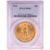 Image 1 : 1924 $20 St. Gaudens Double Eagle Gold Coin PCGS MS63