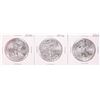 Image 1 : Lot of 2015-2017 $1 American Silver Eagle Coins