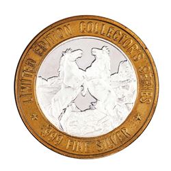 .999 Fine Silver Bad River Casino $10 Limited Edition Gaming Token