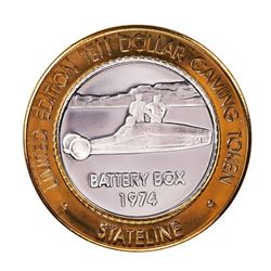.999 Silver Stateline Wendover, Nevada $10 Limited Edition Casino Gaming Token