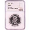 Image 1 : 1963 Proof Franklin Half Dollar Coin NGC PF68