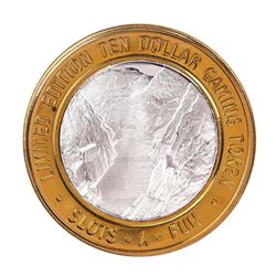 .999 Silver Slots A Fun Casino Las Vegas, NV $10 Limited Edition Casino Gaming Token