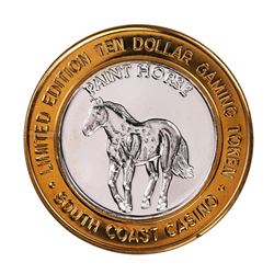 .999 Fine Silver South Coast Casino Las Vegas, NV $10 Limited Edition Gaming Token