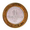 Image 2 : .999 Silver Treasure Island Las Vegas $10 Casino Limited Edition Gaming Token