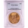 Image 1 : 1928 $20 St. Gaudens Double Eagle Gold Coin PCGS MS64