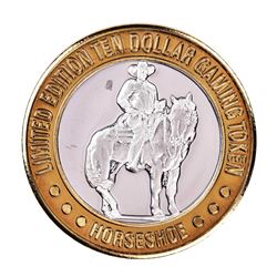 .999 Silver Binion's Horseshoe Las Vegas, NV $10 Casino Limited Edition Gaming Token