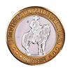 Image 1 : .999 Silver Binion's Horseshoe Las Vegas, NV $10 Casino Limited Edition Gaming Token