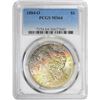 Image 2 : 1884-O $1 Morgan Silver Dollar Coin PCGS MS64 Amazing Toning