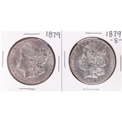 Lot of 1879 & 1879-S $1 Morgan Silver Dollar Coins