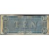 Image 2 : 1864 $10 Confederate States of America Note