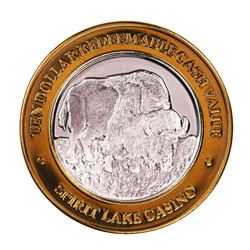 .999 Silver Spirit Lake Casino Spirit Lake, ND $10 Limited Edition Casino Gaming Token