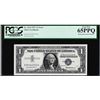 Image 1 : 1957 $1 Silver Certificate Note Mismatched Serial Number Error PCGS Gem New 65PPQ