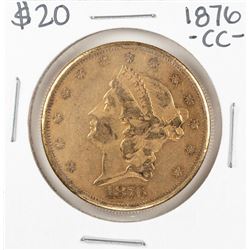 1876-CC $20 Liberty Head Double Eagle Gold Coin