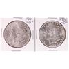 Image 1 : Lot of 1901-O & 1902-O $1 Morgan Silver Dollar Coins