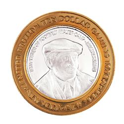 .999 Silver New York New York Casino Las Vegas $10 Limited Edition Gaming Token