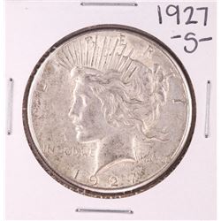 1927-S $1 Peace Silver Dollar Coin