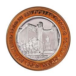 .999 Silver Las Vegas Club $10 Limited Edition Casino Gaming Token