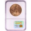 Image 2 : 1914-S $20 St. Gaudens Double Eagle Gold Coin NGC MS64