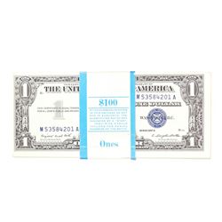Pack of (100) Consecutive 1957A $1 Silver Certificate Notes