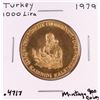 Image 1 : 1979 Turkey 1000 Lira Gold Coin