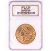 Image 1 : 1892-S $20 Liberty Head Double Eagle Gold Coin NGC MS62