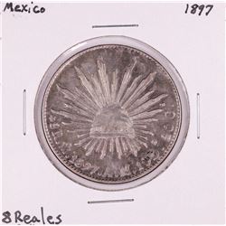 1897 Mexico 8 Reales Silver Coin