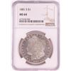 Image 1 : 1881-S $1 Morgan Silver Dollar Coin NGC MS64