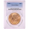 Image 1 : 1895 $20 Liberty Head Double Eagle Gold Coin PCGS MS63