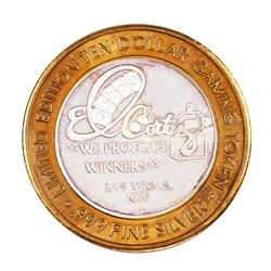 .999 Fine Silver El Cortez Hotel & Casino Las Vegas $10 Limited Edition Gaming Token