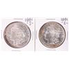 Image 1 : Lot of (2) 1881-S $1 Morgan Silver Dollar Coins