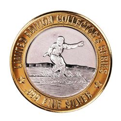 .999 Silver Lac Courte Oreilles Casino $10 Casino Limited Edition Gaming Token