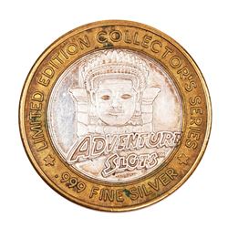 .999 Silver Hollywood Casino Hotel Tunica, Mississippi Limited Edition Gaming Token