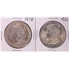Image 1 : 1878 & 1921 First & Last Year $1 Morgan Silver Dollar Coin Set