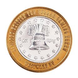 .999 Silver Westward Ho Casino Las Vegas $10 Casino Limited Edition Gaming Token