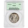 Image 1 : 1943-D Walking Liberty Half Dollar Coin PCGS MS65 Old Green Holder