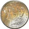 Image 3 : 1881-S $1 Morgan Silver Dollar Coin PCGS MS64 Amazing Toning
