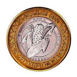 .999 Silver Mohegan Sun Uncasville, CT $10 Casino Limited Edition Gaming Token