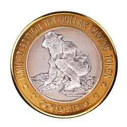 .999 Silver Gold Strike Hotel & Casino Jean, NV $10 Limited Edition Gaming Token