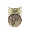 Image 1 : Roll of (20) Brilliant Uncirculated 1964 Kennedy Half Dollar Coins